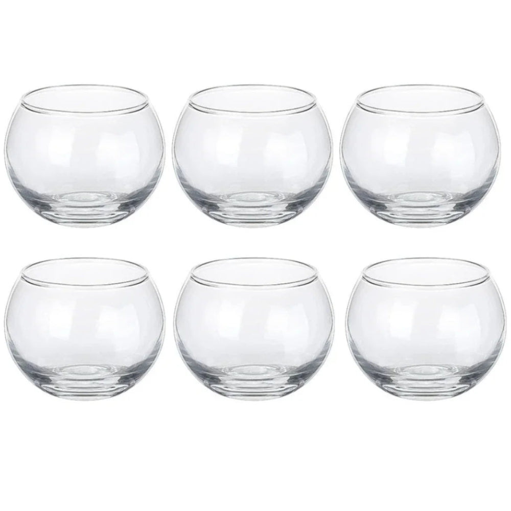 6 Photophores verre | Ambiance chaleureuse et intemporelle