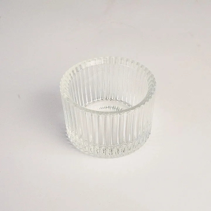2 Bougeoirs en verre | Élégance et transparence lumineuse