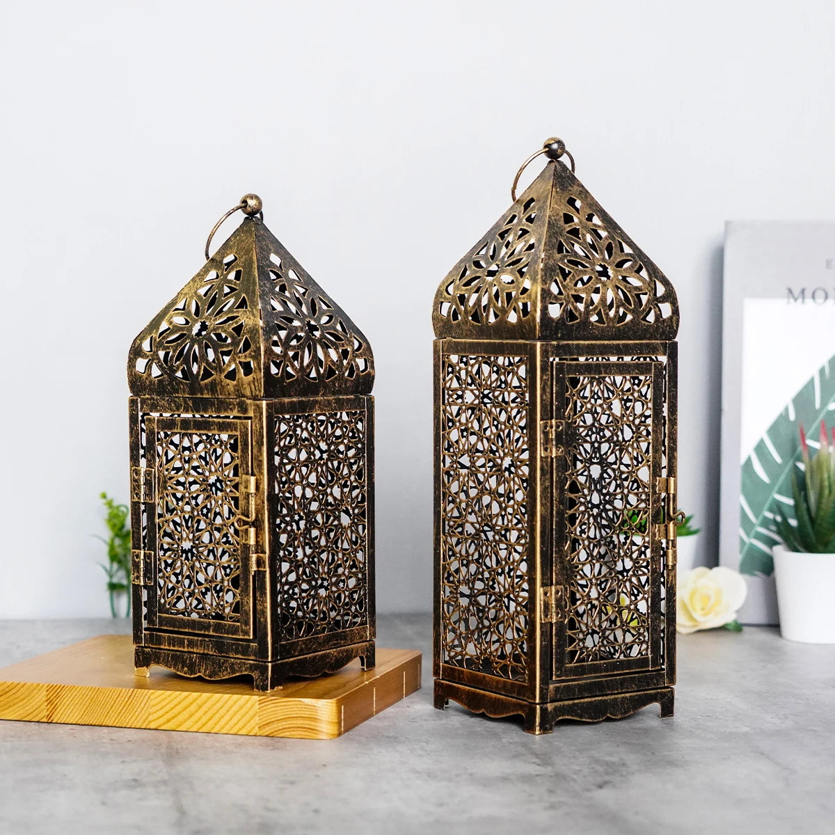Lanterne à bougie | Décoration élégante pour intérieur et jardin