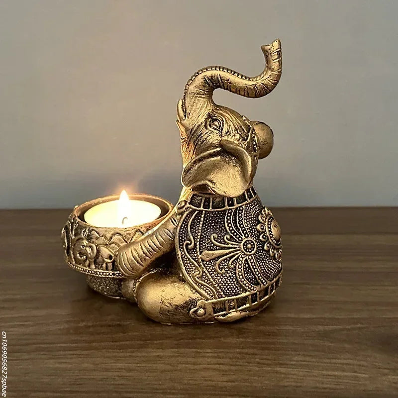 Photophore doré | Accessoire déco tendance et sophistiqué