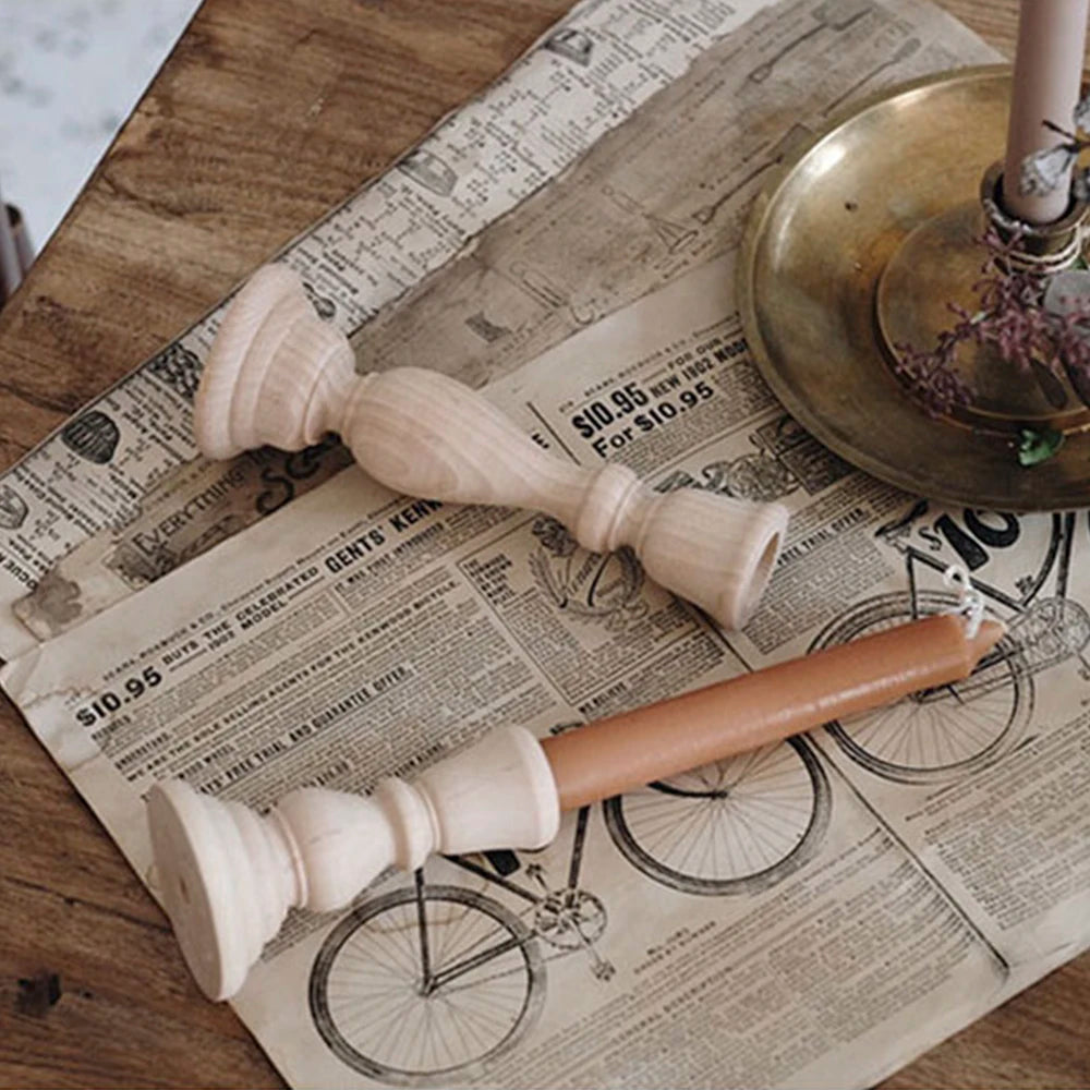 Bougeoir bois | Accessoire déco chaleureux et intemporel