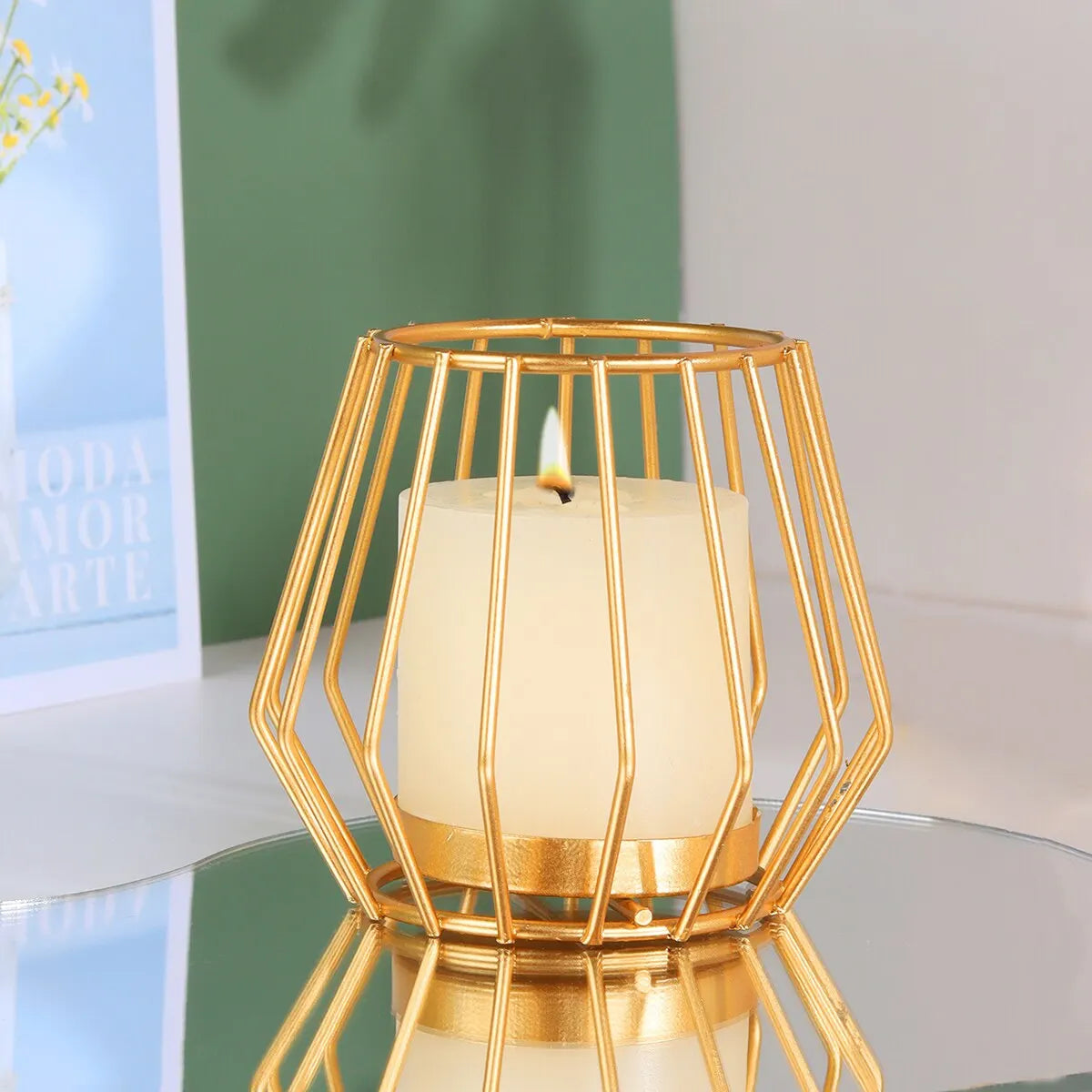 Bougeoir moderne | Élément décoratif sobre et raffiné