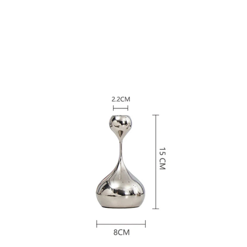 Bougeoir argent | Touche lumineuse pour sublimer votre intérieur