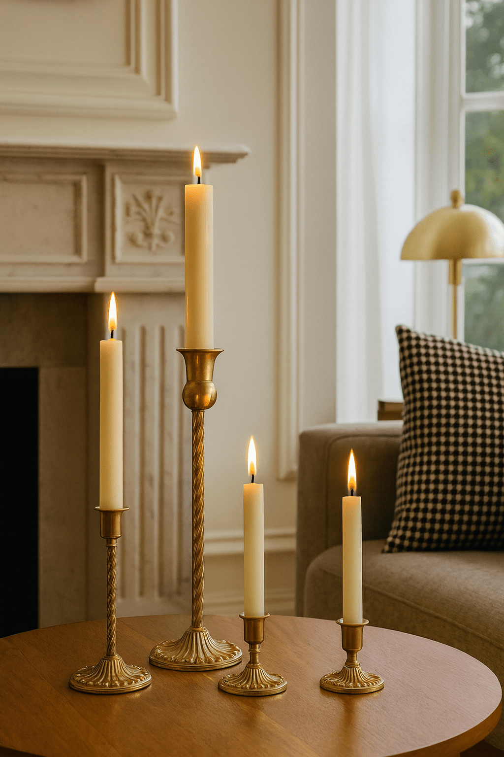 Bougeoir en laiton | Décoration raffinée pour votre intérieur