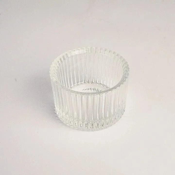 2 Bougeoirs en verre | Élégance et transparence lumineuse Transparent 2 pièces