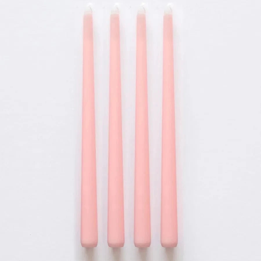 4 Bougies bougeoir | Accessoire déco chic et intemporel Rose