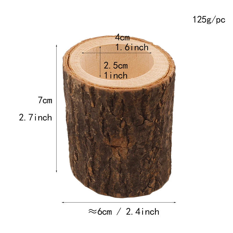 Bougeoir en bois | Élégance rustique pour décorer votre intérieur