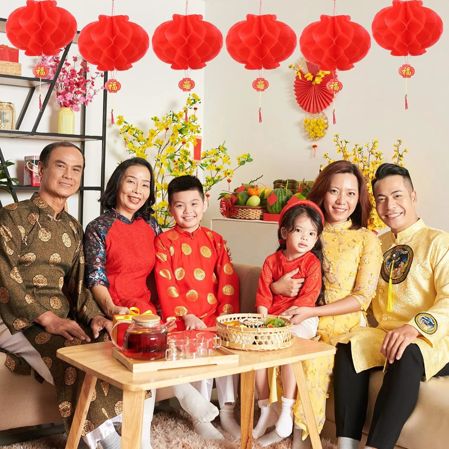 Lanterne rouge | Décoration traditionnelle chinoise