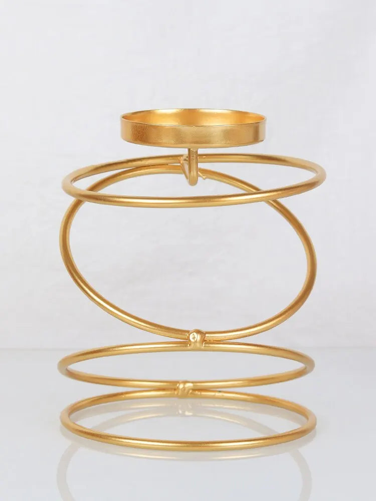 Bougeoir doré | Accessoire de décoration chic et tendance