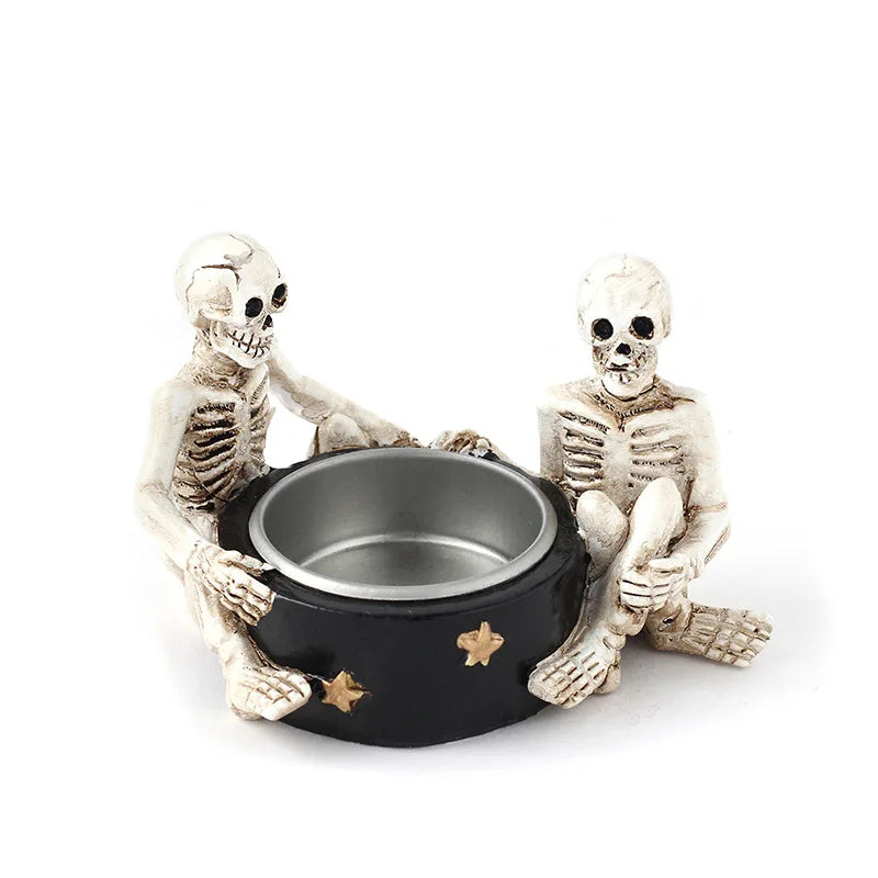 Photophore Halloween squelette | Créez une atmosphère terrifiante pour vos soirées