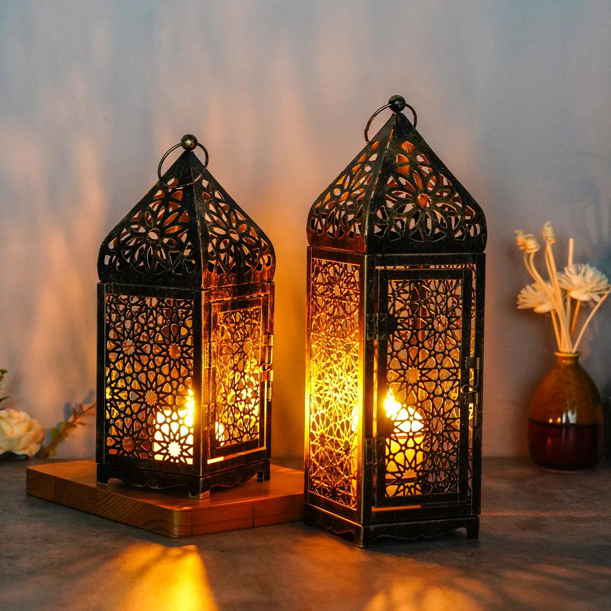Lanterne à bougie | Décoration élégante pour intérieur et jardin