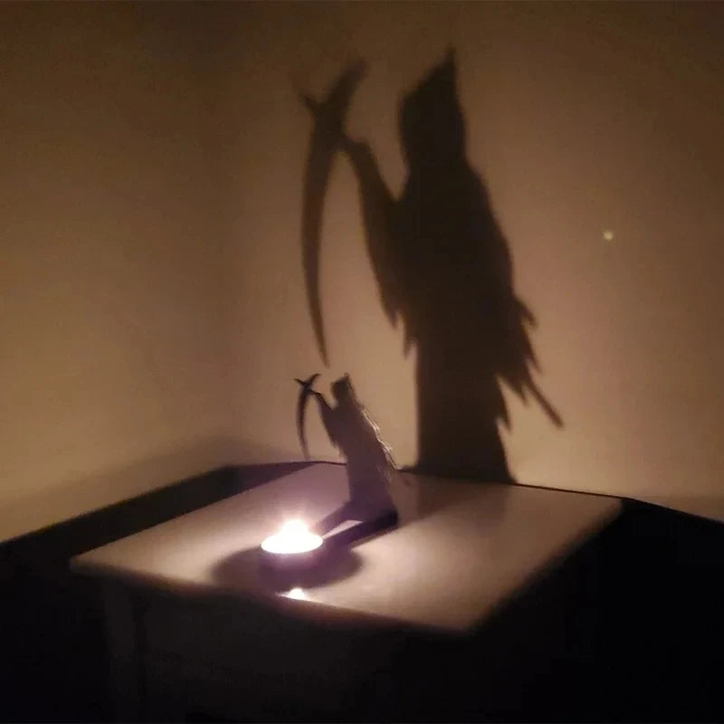 Bougeoir Halloween | Décoration lumineuse pour une atmosphère mystérieuse