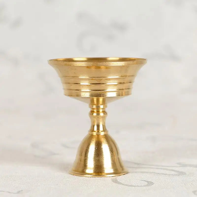 Bougeoir or | Accessoire décoratif brillant et sophistiqué