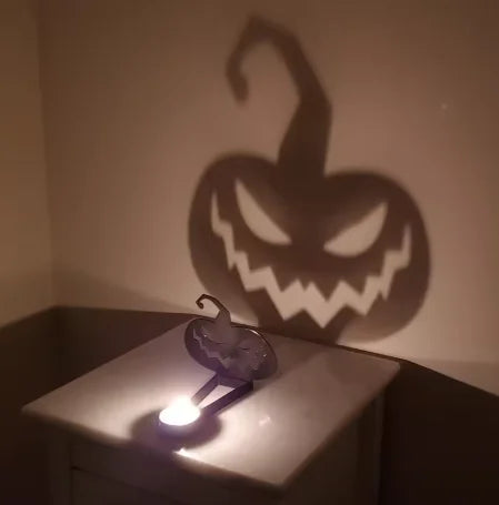 Bougeoir Halloween | Décoration lumineuse pour une atmosphère mystérieuse