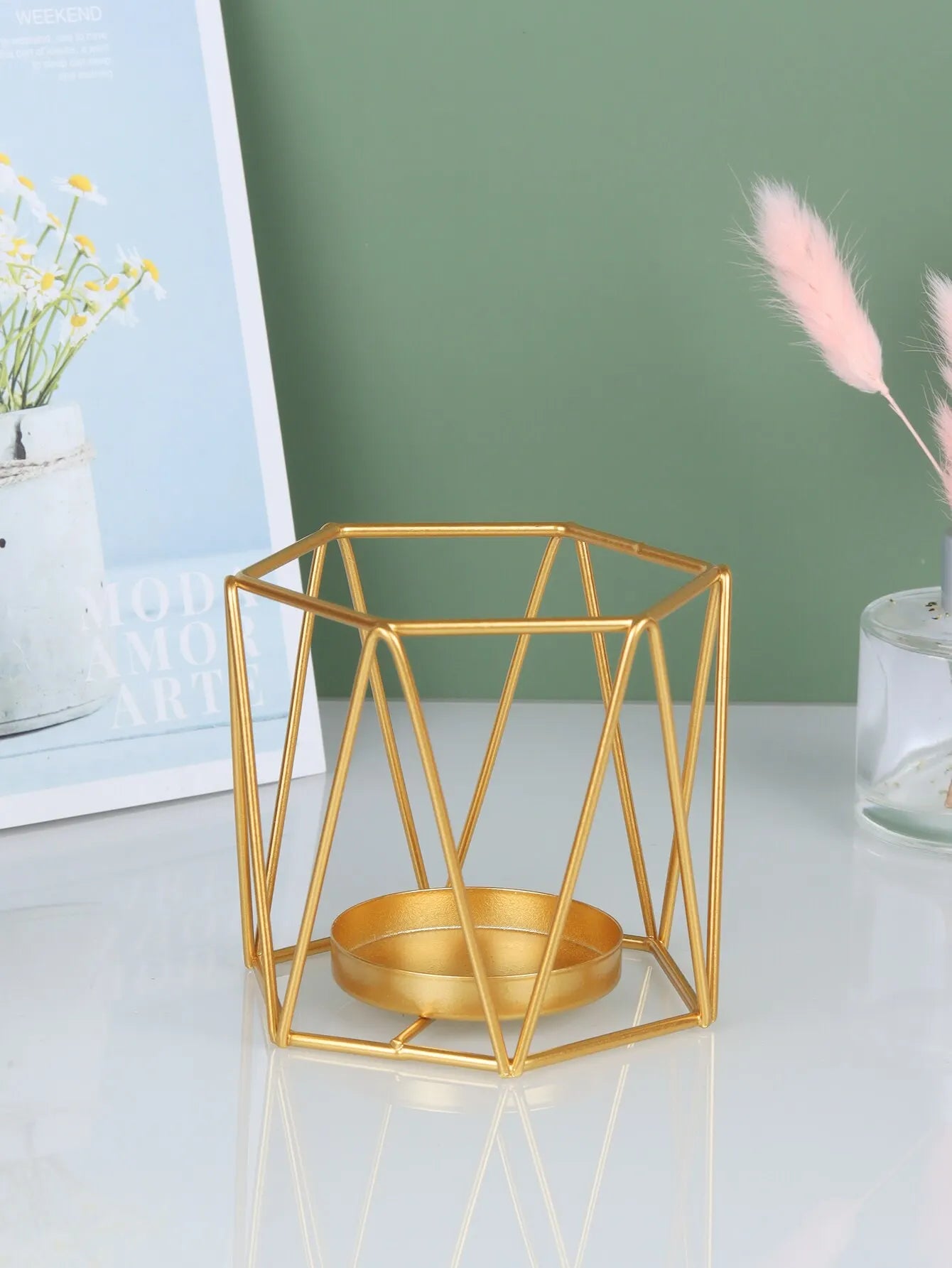 Bougeoir moderne | Élément décoratif sobre et raffiné