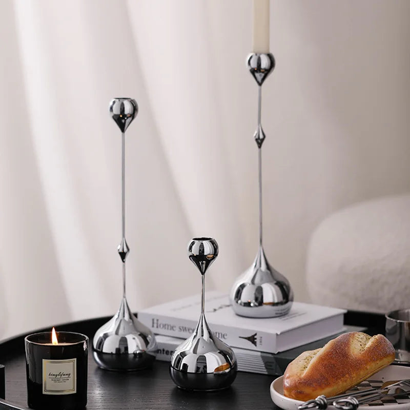 Bougeoir argent | Touche lumineuse pour sublimer votre intérieur