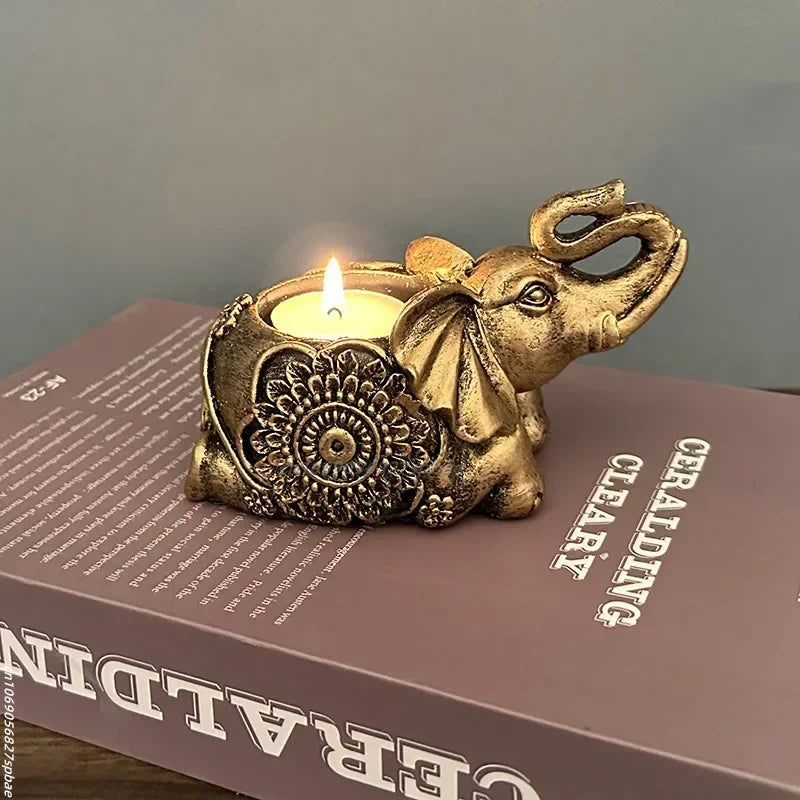 Photophore doré | Accessoire déco tendance et sophistiqué