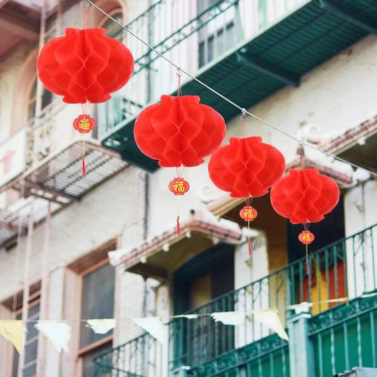 Lanterne rouge | Décoration traditionnelle chinoise