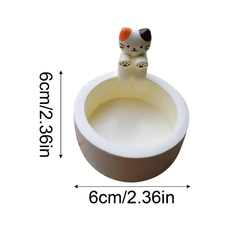 Bougeoir blanc | Accessoire mignon pour réchauffer votre intérieur