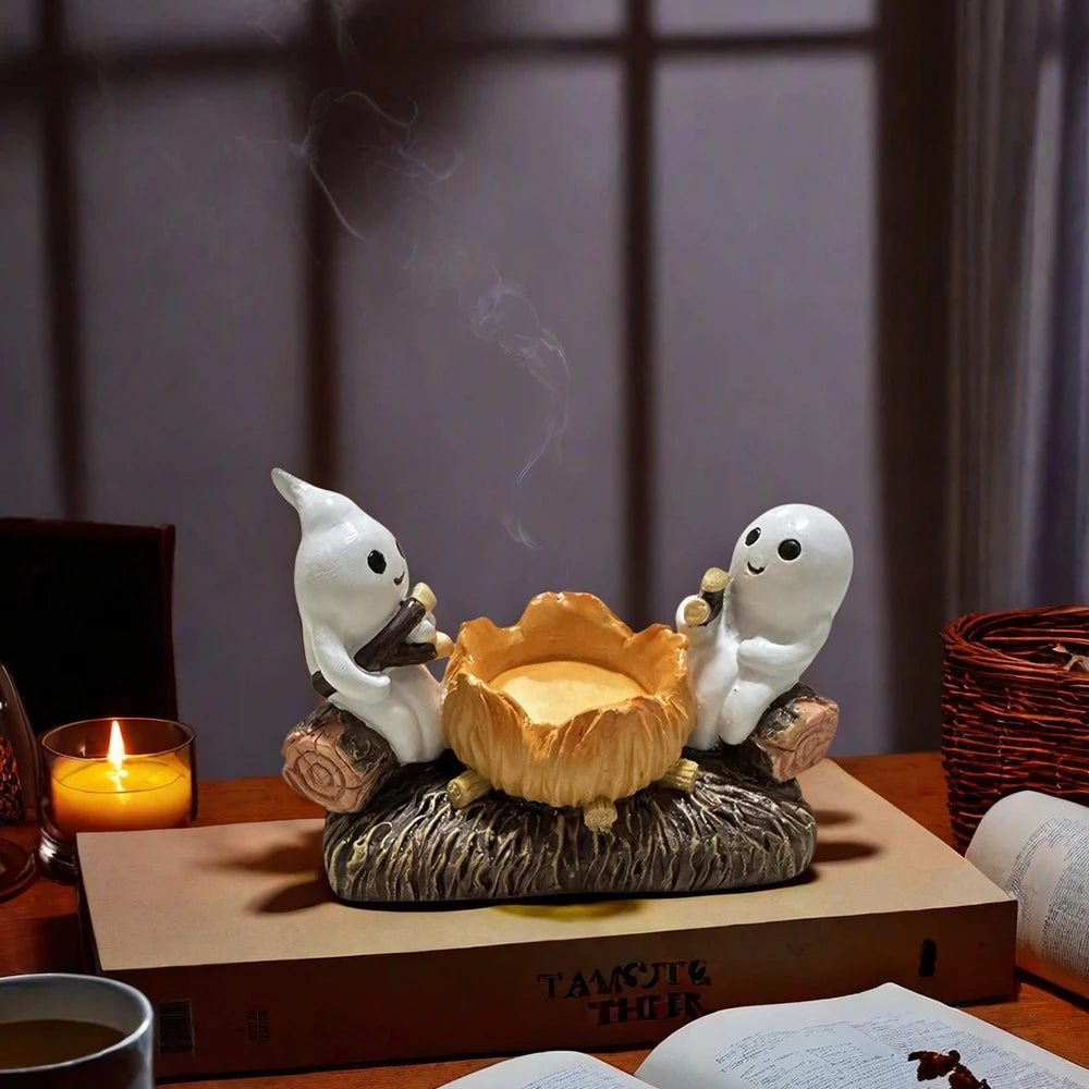 Bougeoir Halloween fantôme | Ambiance mystérieuse pour vos soirées