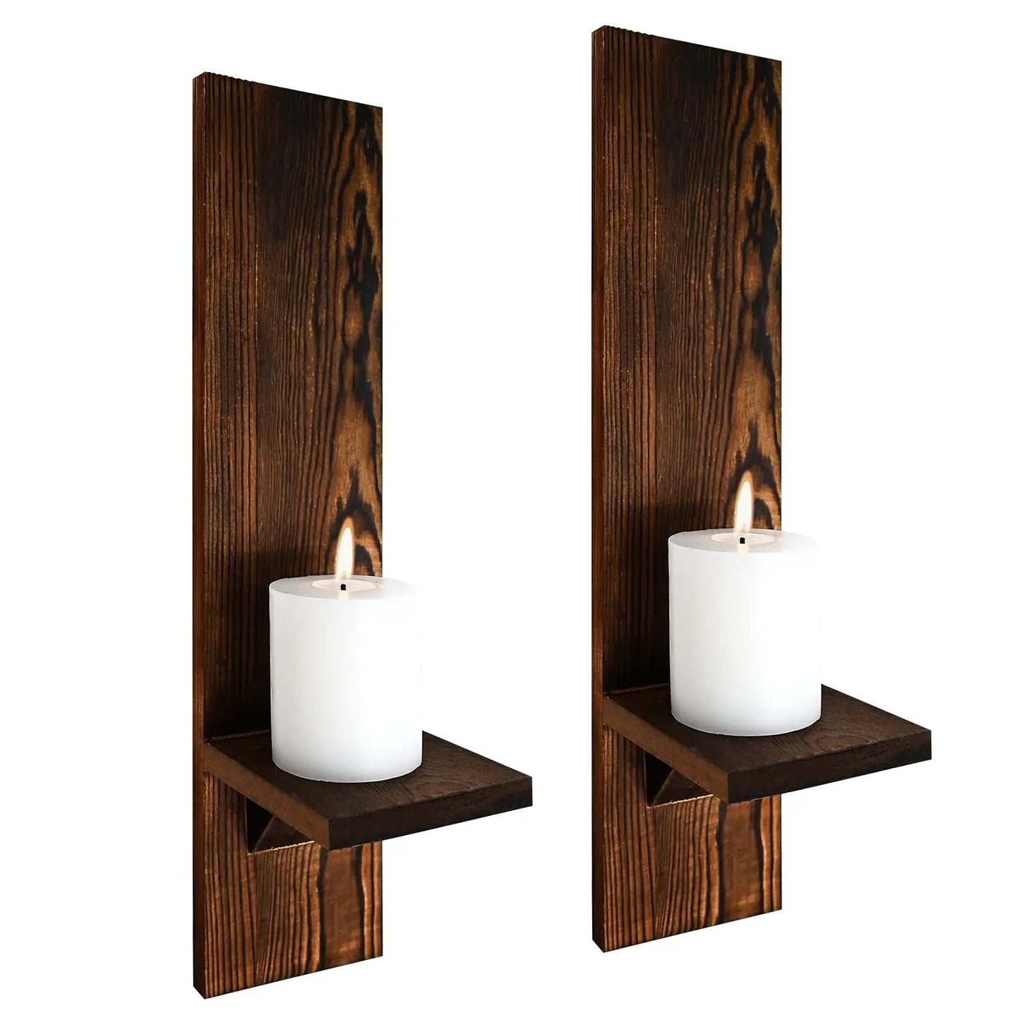 2 Bougeoirs muraux | Ambiance chaleureuse et design unique