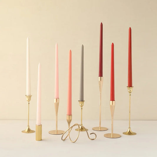4 Bougies bougeoir | Accessoire déco chic et intemporel