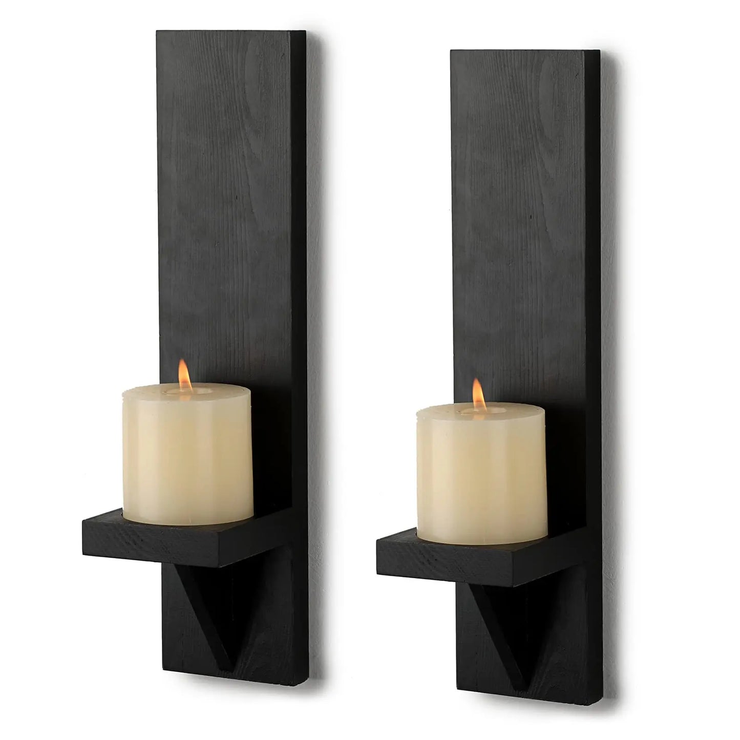 2 Bougeoirs muraux | Ambiance chaleureuse et design unique