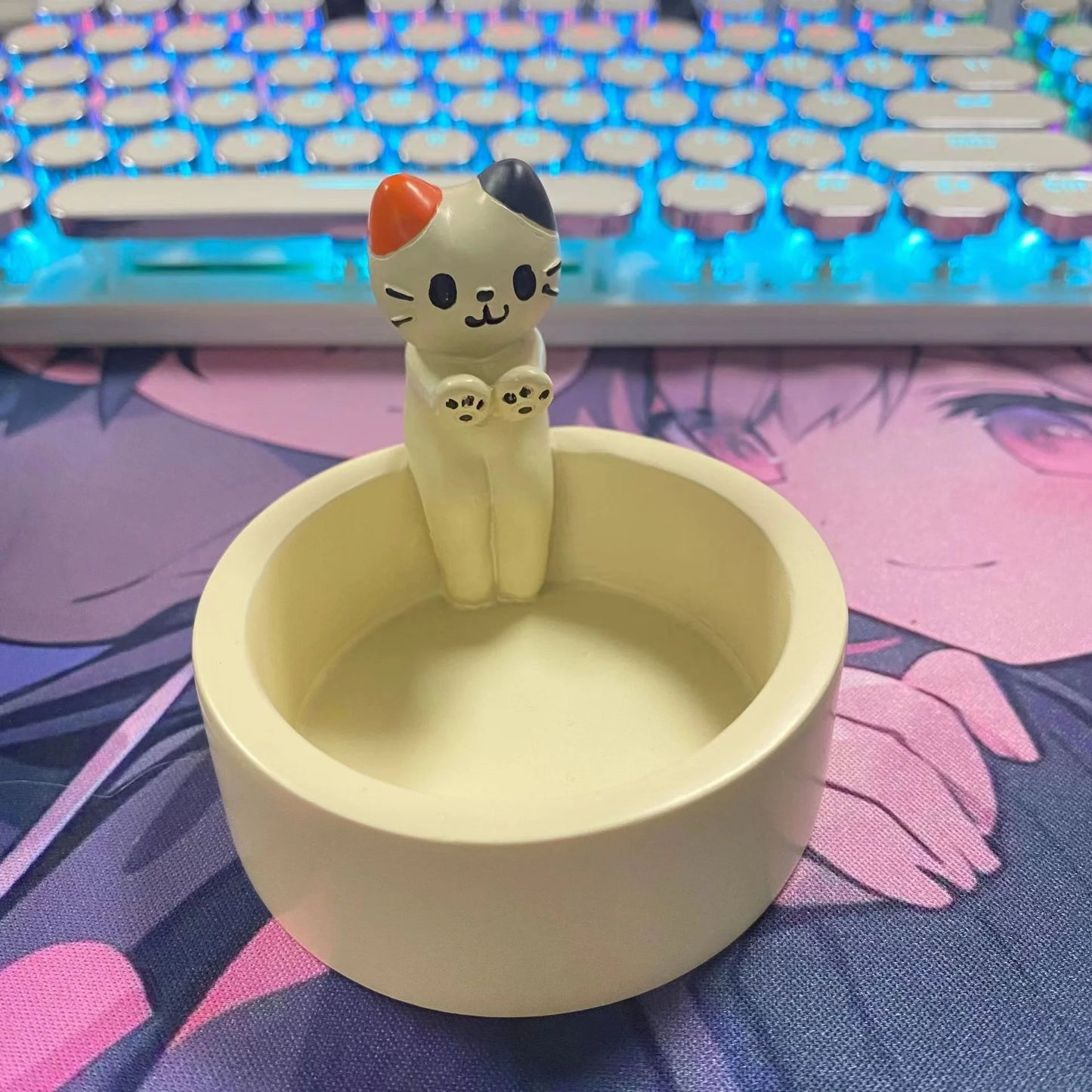 Bougeoir blanc | Accessoire mignon pour réchauffer votre intérieur