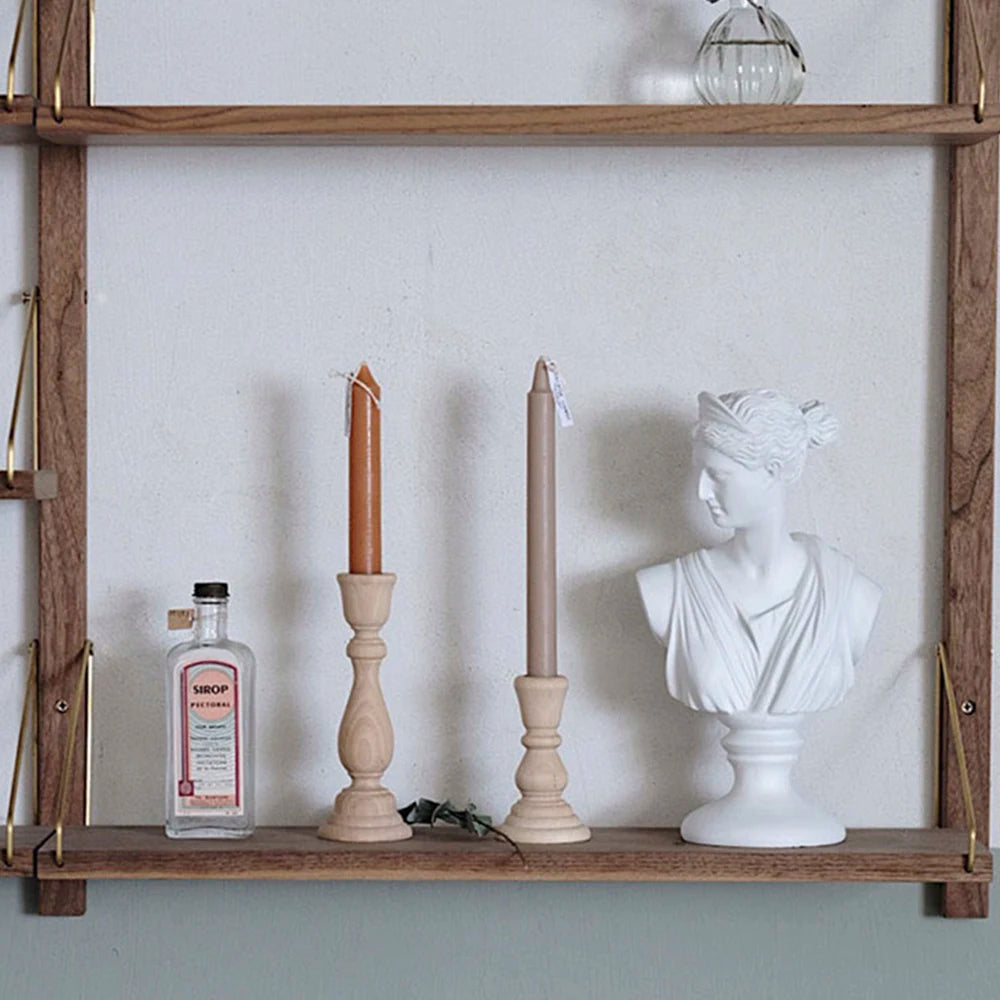 Bougeoir bois | Accessoire déco chaleureux et intemporel