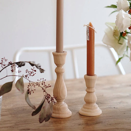 Bougeoir bois | Accessoire déco chaleureux et intemporel