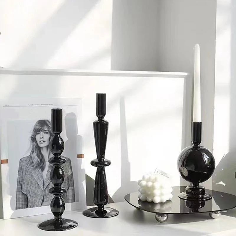 Bougeoir pied | Accessoire décoratif chic et intemporel