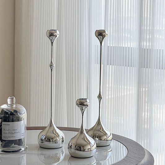 Bougeoir argent | Touche lumineuse pour sublimer votre intérieur
