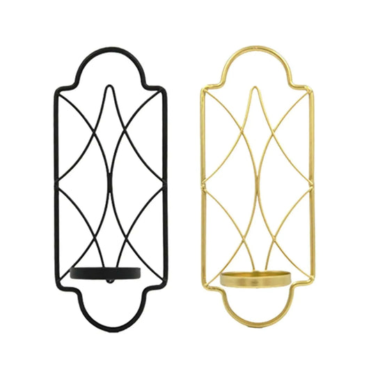 Bougeoir applique murale | Décoration élégante pour illuminer vos murs