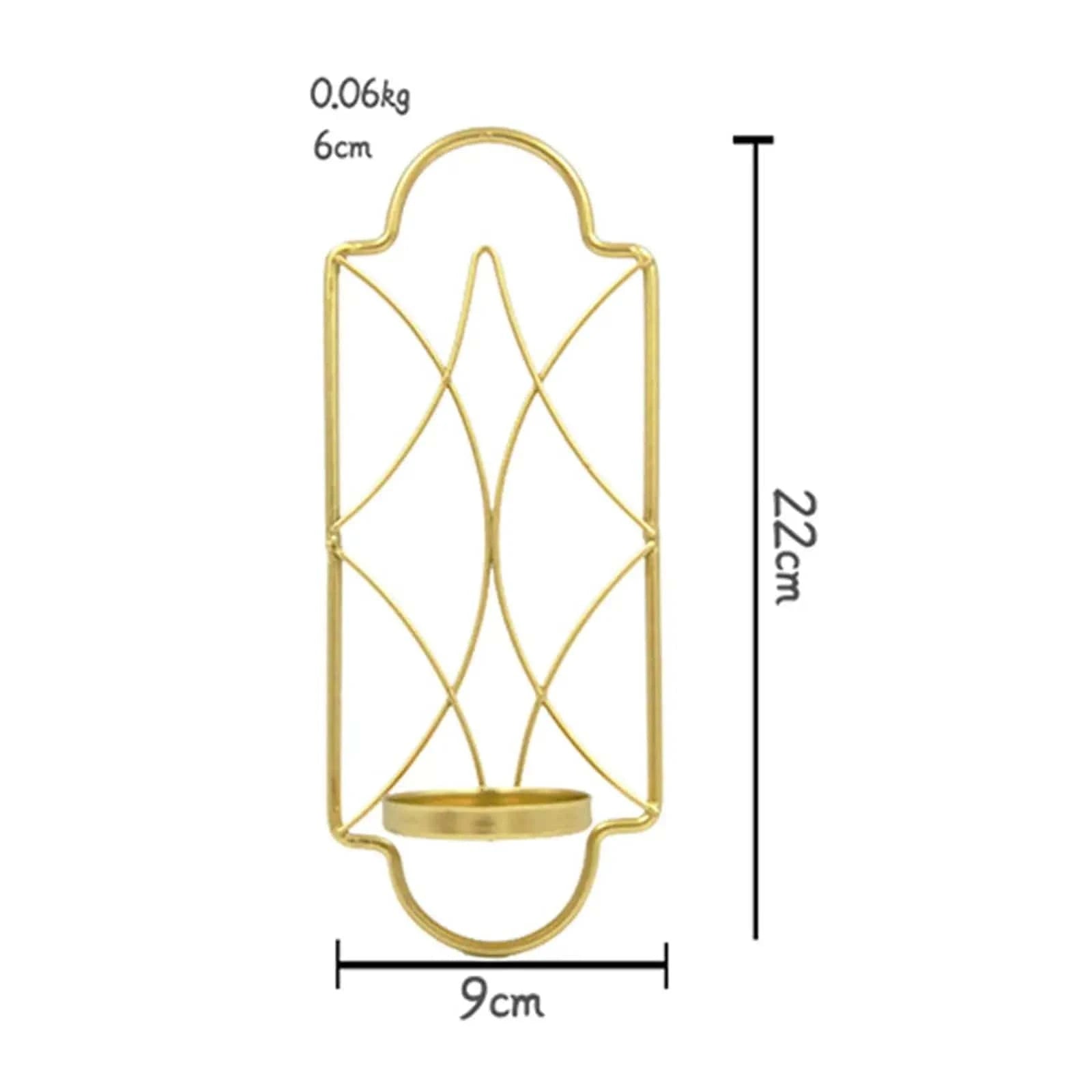 Bougeoir applique murale | Décoration élégante pour illuminer vos murs