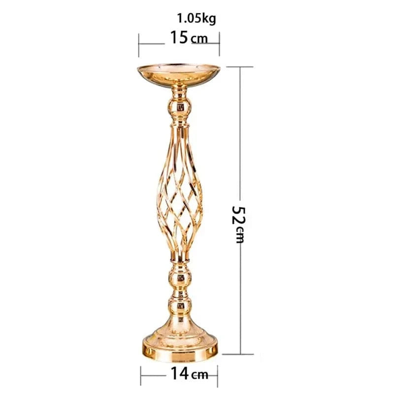 Bougeoir de mariage | Élégance romantique pour vos tables de fête Moyen 52cm