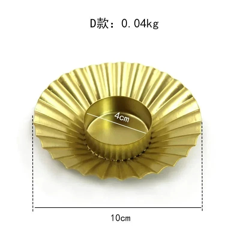 Bougeoir en fer forgé | Accessoire déco au charme authentique