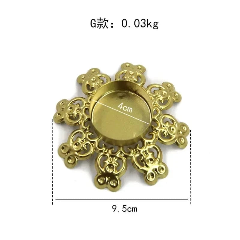 Bougeoir en fer forgé | Accessoire déco au charme authentique