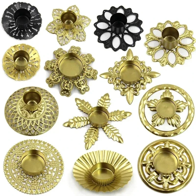 Bougeoir en fer forgé | Accessoire déco au charme authentique