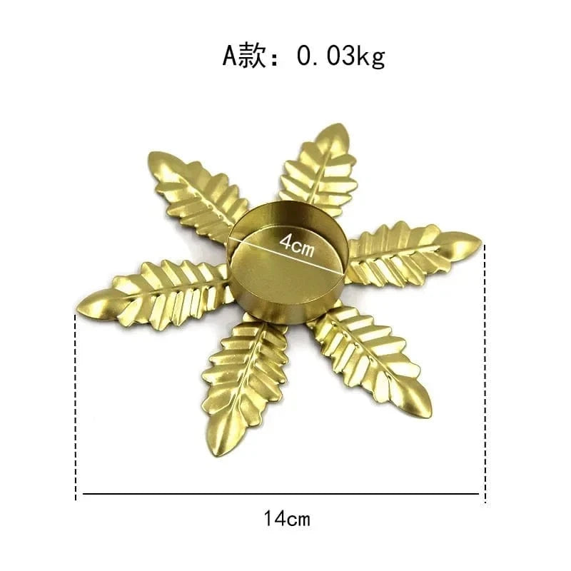 Bougeoir en fer forgé | Accessoire déco au charme authentique