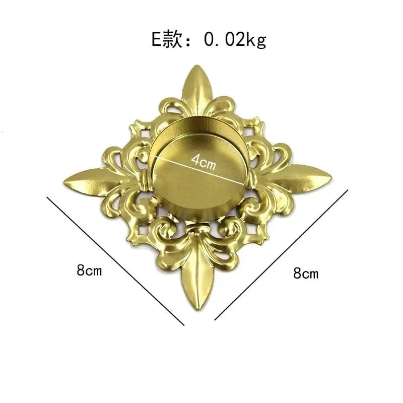 Bougeoir en fer forgé | Accessoire déco au charme authentique