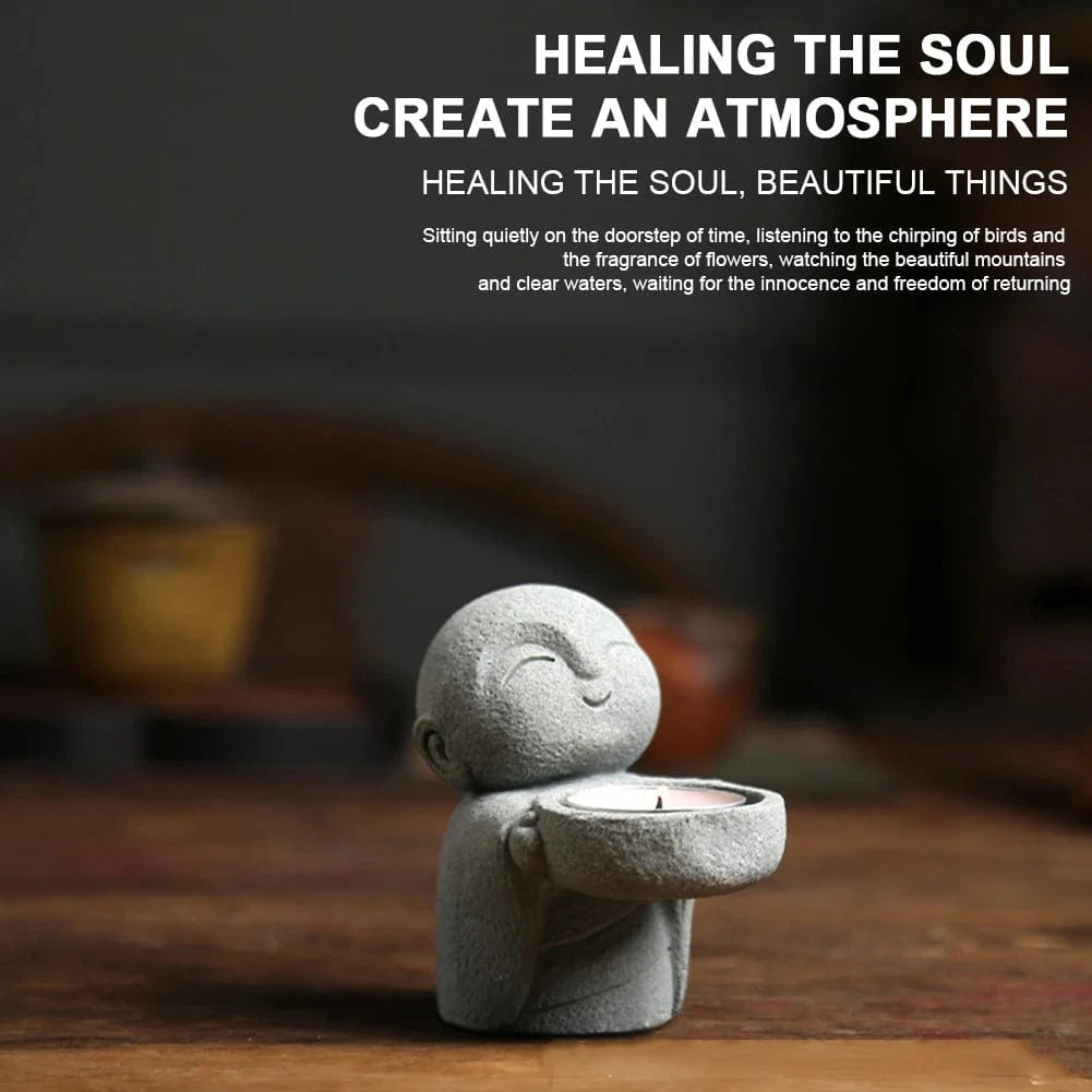 Bougeoir gris | Ambiance sobre et chic pour votre décoration Gris clair