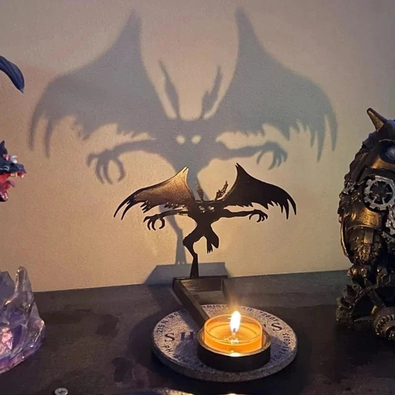 Bougeoir Halloween | Décoration lumineuse pour une atmosphère mystérieuse