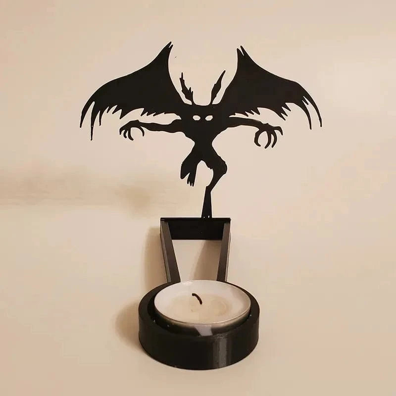 Bougeoir Halloween | Décoration lumineuse pour une atmosphère mystérieuse