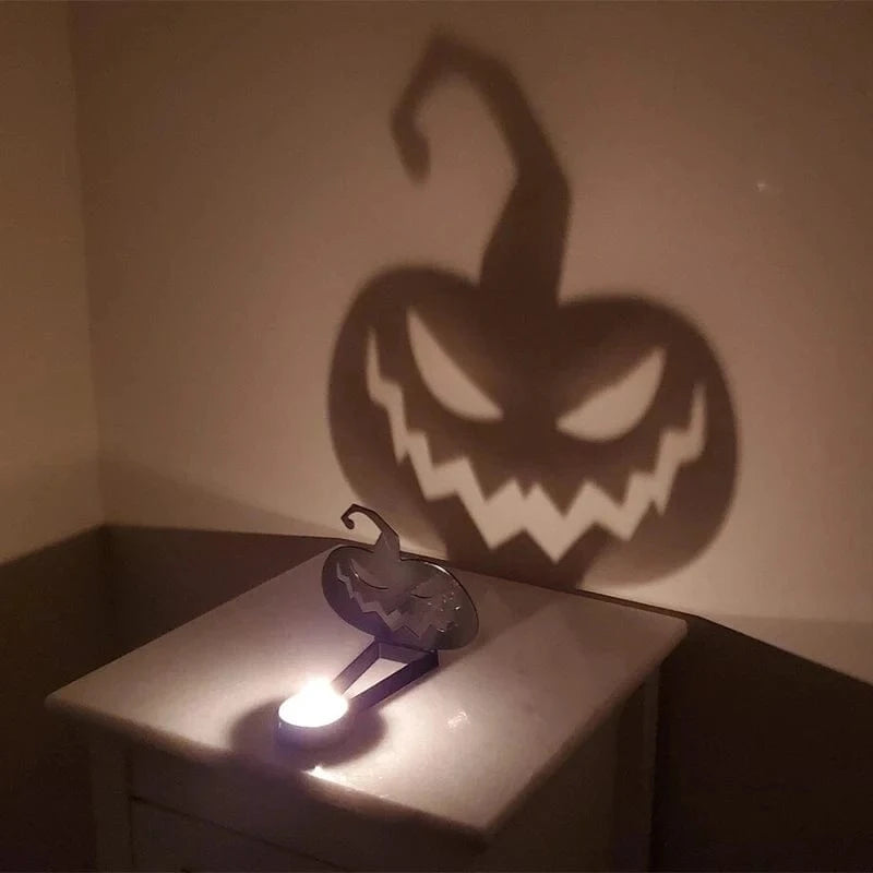 Bougeoir Halloween | Décoration lumineuse pour une atmosphère mystérieuse