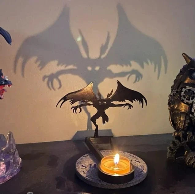 Bougeoir Halloween | Décoration lumineuse pour une atmosphère mystérieuse Diable