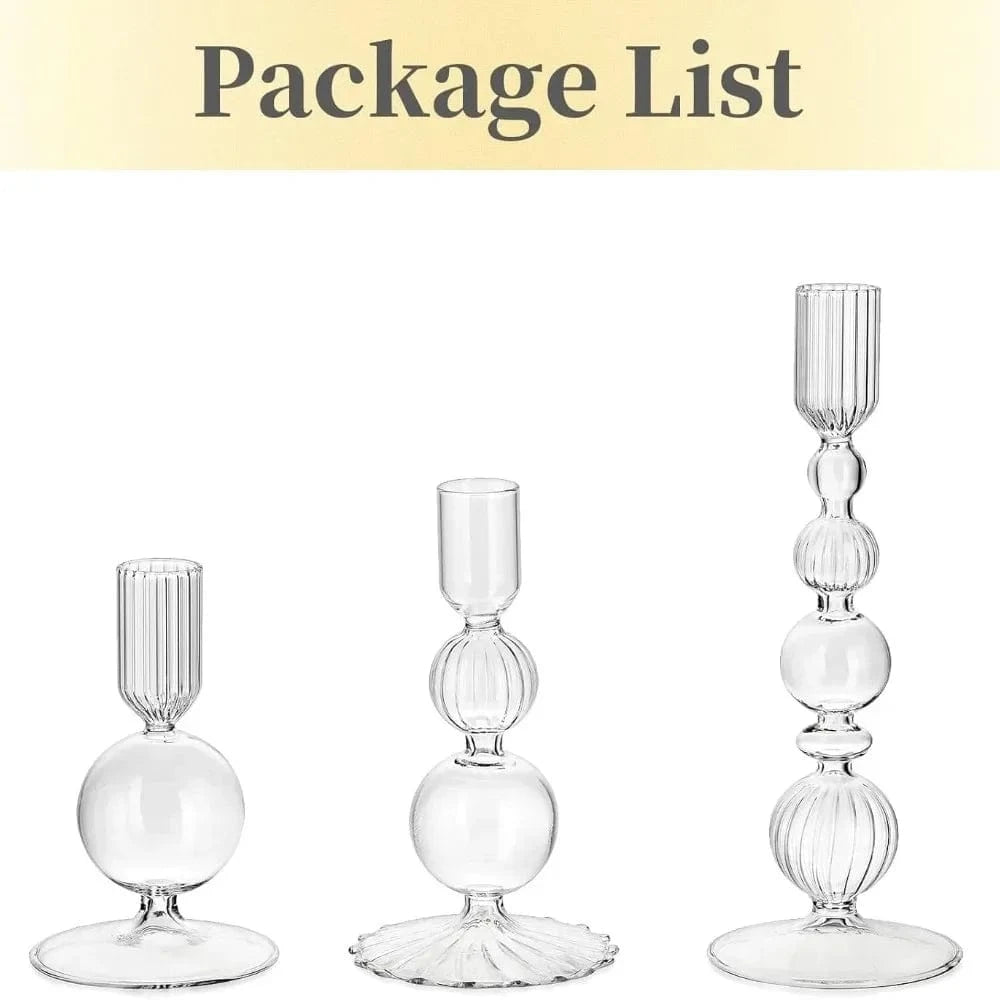 Bougeoir moderne | Accessoire chic pour un intérieur tendance Transparent