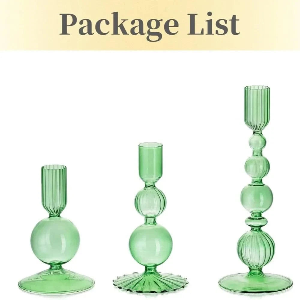 Bougeoir moderne | Accessoire chic pour un intérieur tendance Vert