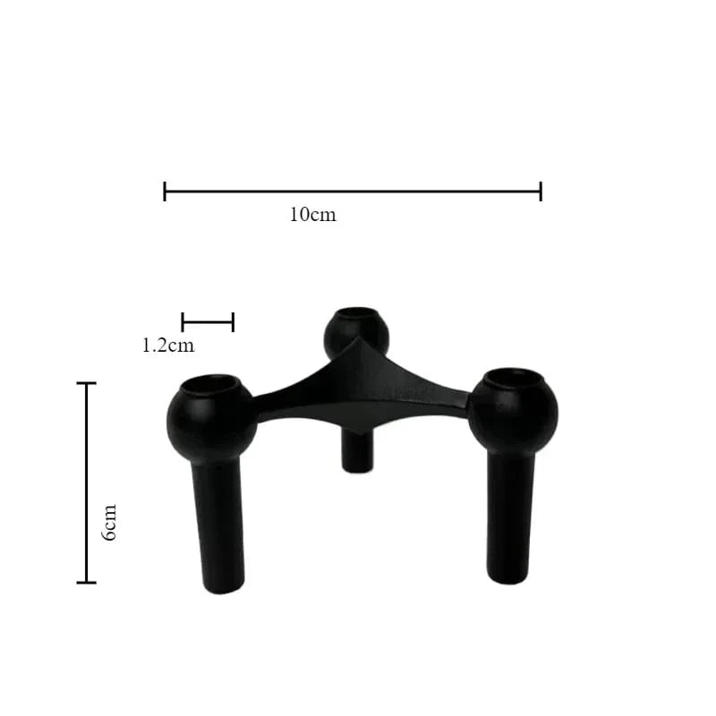 Bougeoir Nagel | Design modulable et iconique 1 pièce mat forme 1
