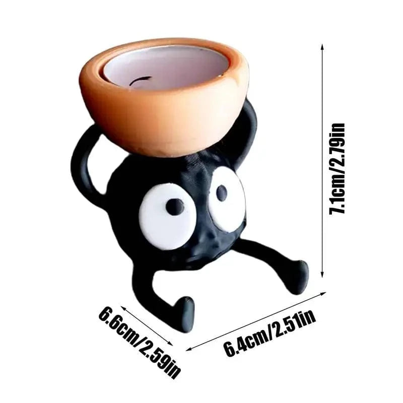 Bougeoir noir | Décoration mignonne Noir