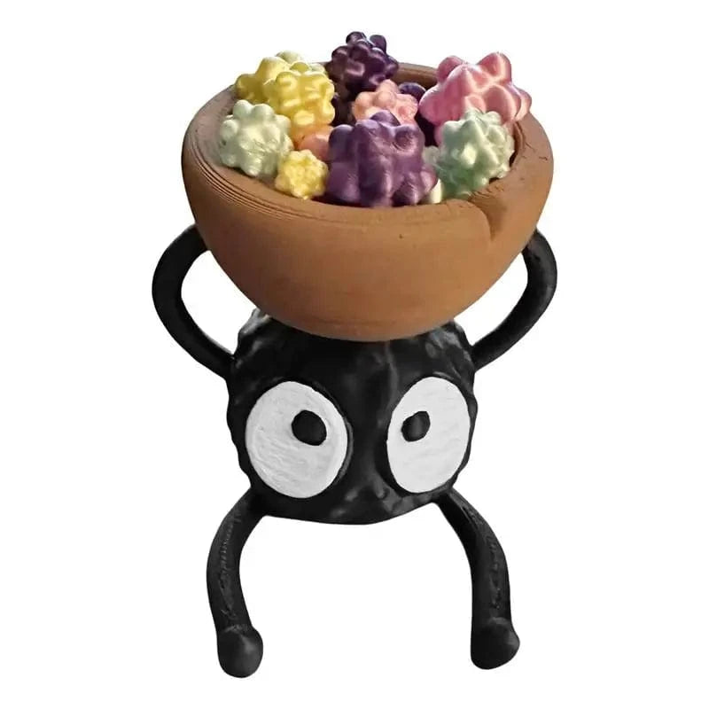 Bougeoir noir | Décoration mignonne Noir